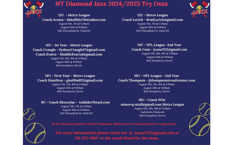 Diamond Jaxx Tryout Info