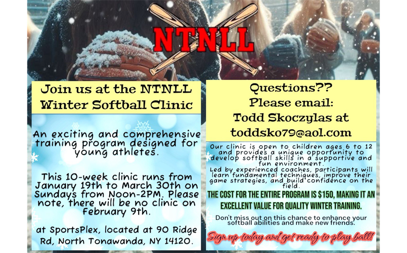 NTNLL Winter Softball Clinic